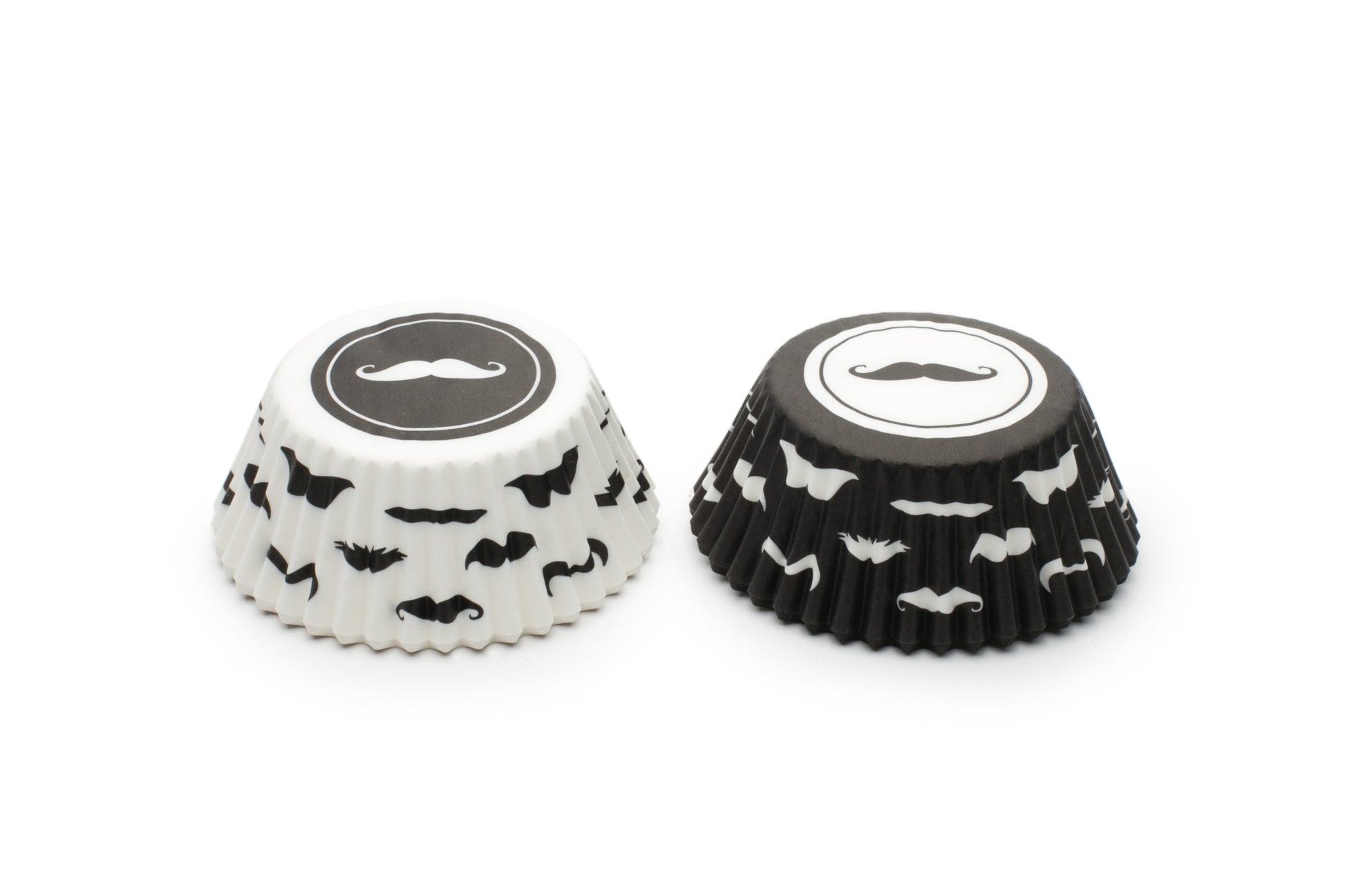 Fox Run Mustache BC, B&W, tube, S/100 - (Bundle of 84)