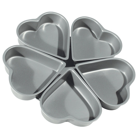 Fox Run Ns Heart Pan 4Inch Set Of 5 - (Bundle of 25)