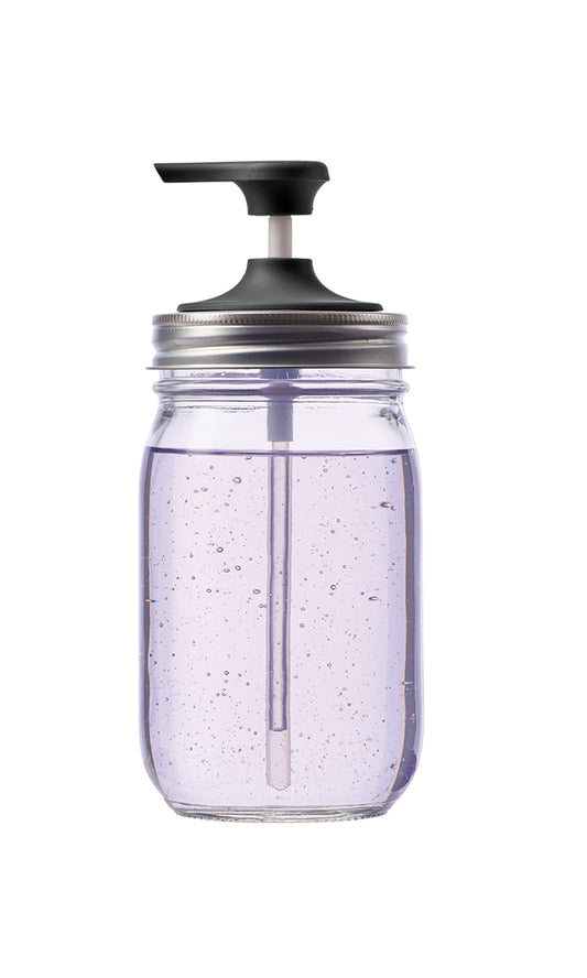 Fox Run Soap Pump for Regular Mouth Mason Jars, Black (80 Pieces)