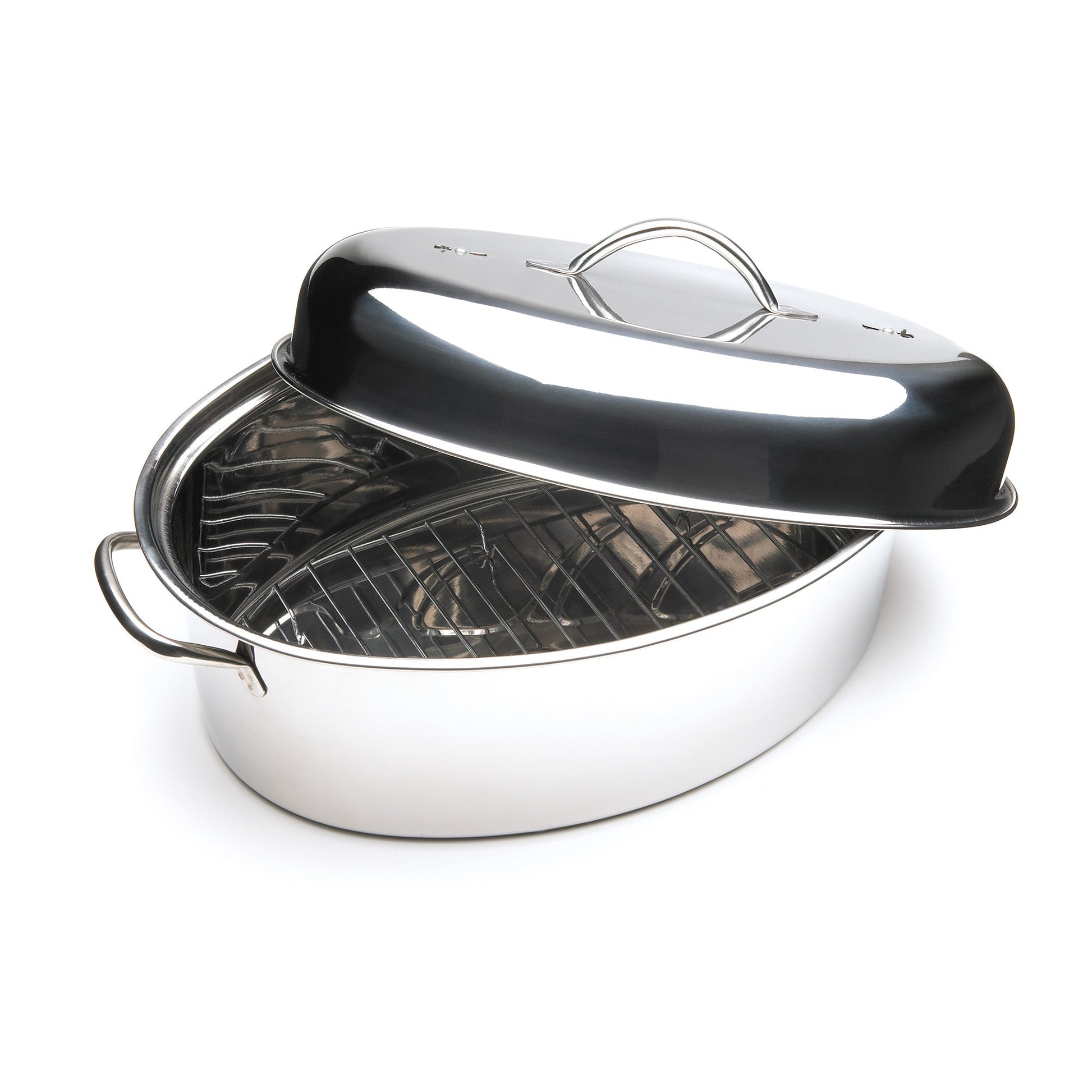 Fox Run Stainless Steel Oval Roaster Set - (5 Sets)
