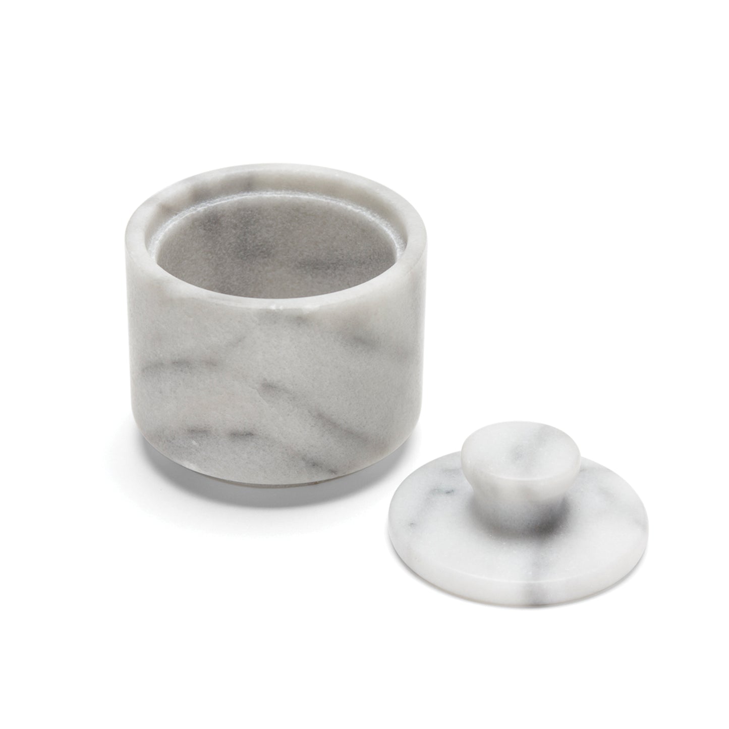 Fox Run White Marble Salt Cellar - (Bundle of 15)
