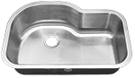 Futura ORCA 31" Stainless Steel Kirchen Sink by Chemcore Industries