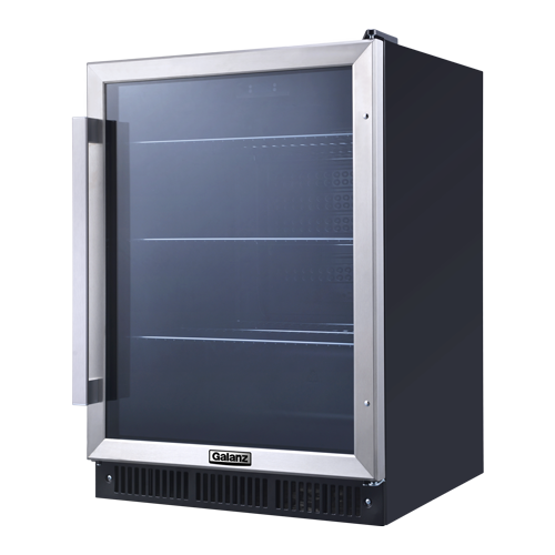 Galanz 160L Stainless Steel Built-In Beverage Cooler - GLB57MS2B15