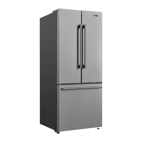 Galanz 453L Stainless Steel 3-Door French Door Bottom Mount Refrigerator - GLR16FS2E16