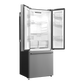 Galanz 453L Stainless Steel 3-Door French Door Bottom Mount Refrigerator With Built-in Ice Maker - GLR16FS2K16