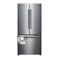 Galanz 453L Stainless Steel 3-Door French Door Bottom Mount Refrigerator With Built-in Ice Maker - GLR16FS2K16