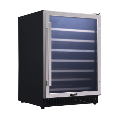Galanz 47-Bottle Stainless Steel Built-In Wine Cooler - GLW57MS2B16