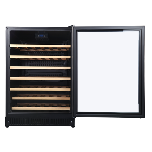 Galanz 47-Bottle Stainless Steel Built-In Wine Cooler - GLW57MS2B16