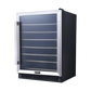 Galanz 47-Bottle Stainless Steel Built-In Wine Cooler - GLW57MS2B16