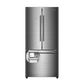 Galanz 510L Stainless Steel 3-Door French Door Bottom Mount Refrigerator With Built-in Ice Maker - GLR18FS5S16