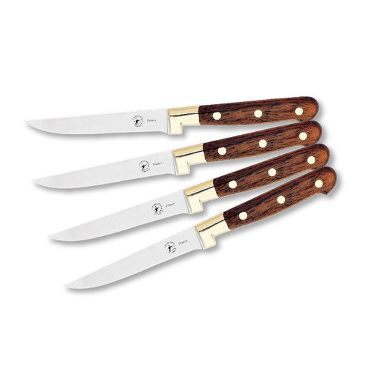Ginkgo International Golden Eagle Cutlery 4-Piece Stainless Steel Steak Knives Set
