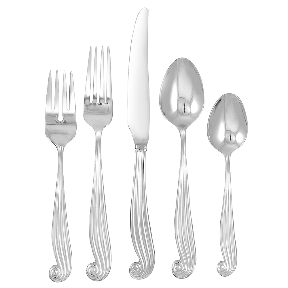 Ginkgo International Helmick Collection 20-Piece Stainless Steel LaMer Flatware Set