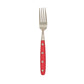 Ginkgo International Helmick Collection 5-Piece Stainless Steel Lyon Poppy Red Flatware Set