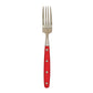 Ginkgo International Helmick Collection 5-Piece Stainless Steel Lyon Poppy Red Flatware Set