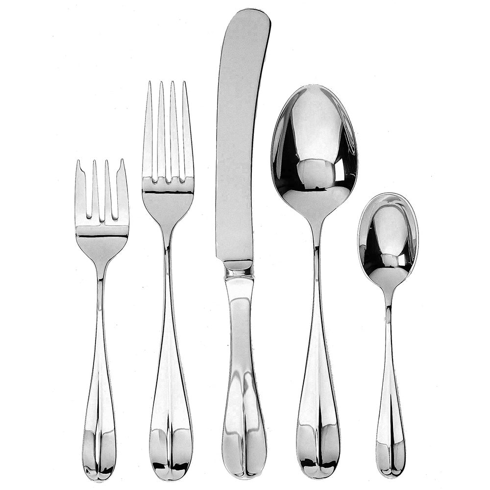 Ginkgo International Helmick Premier 20-Piece Stainless Steel Classic English Flatware Set