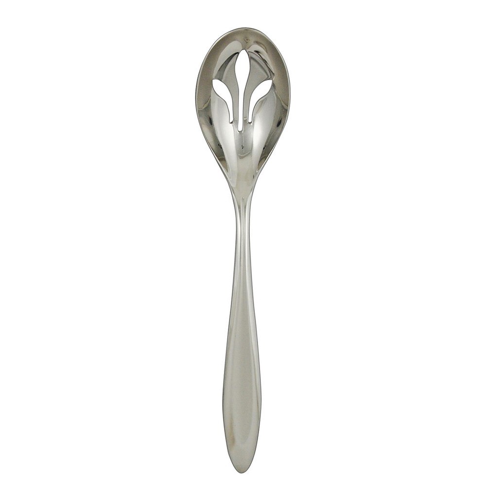 Ginkgo International Select Collection Fontur Platinum Pierced Serving Spoon