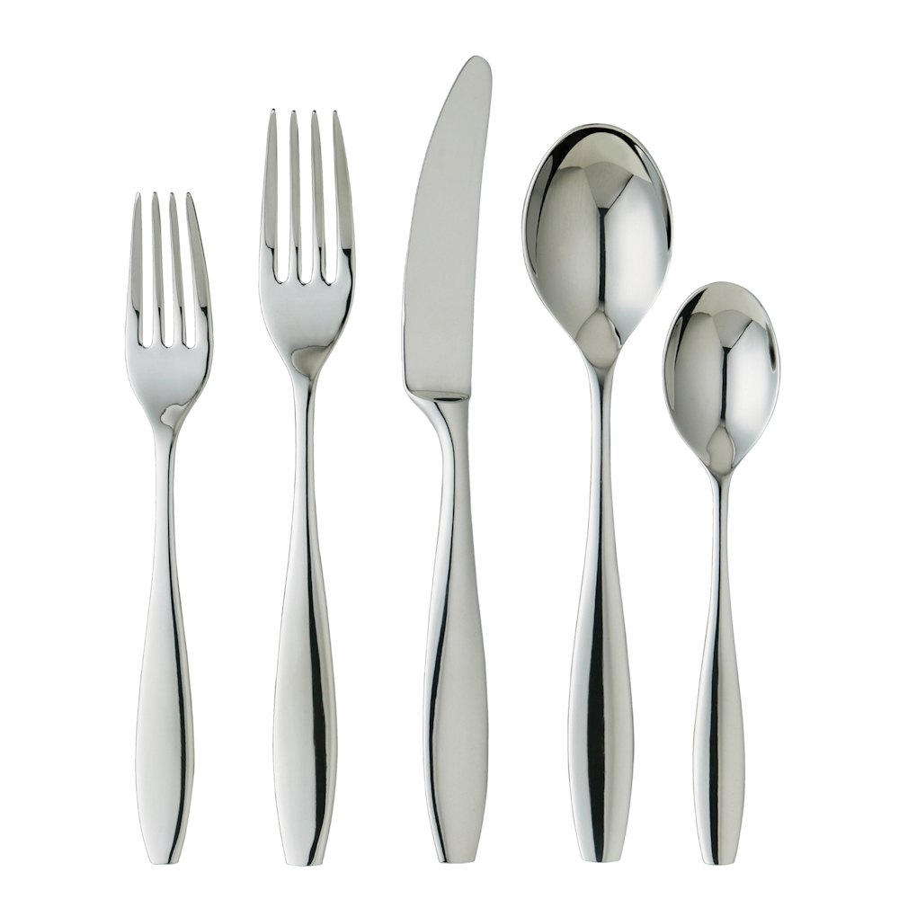 Ginkgo International Stainless Collection 20-Piece Allison Flatware Set