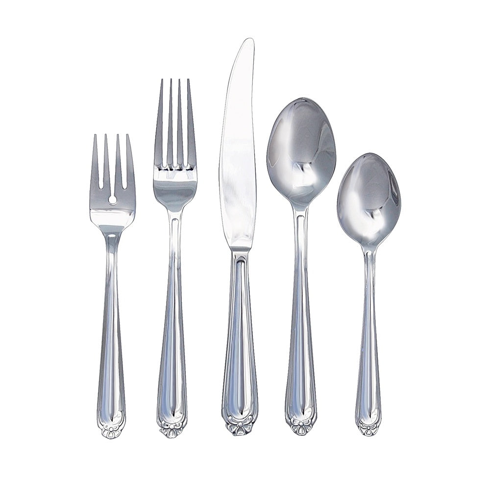 Ginkgo International Stainless Collection 20-Piece Bonnie Flatware Set