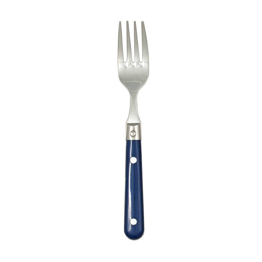 Ginkgo International Stainless Collection 20-Piece LePrix Bright Blue Flatware Set