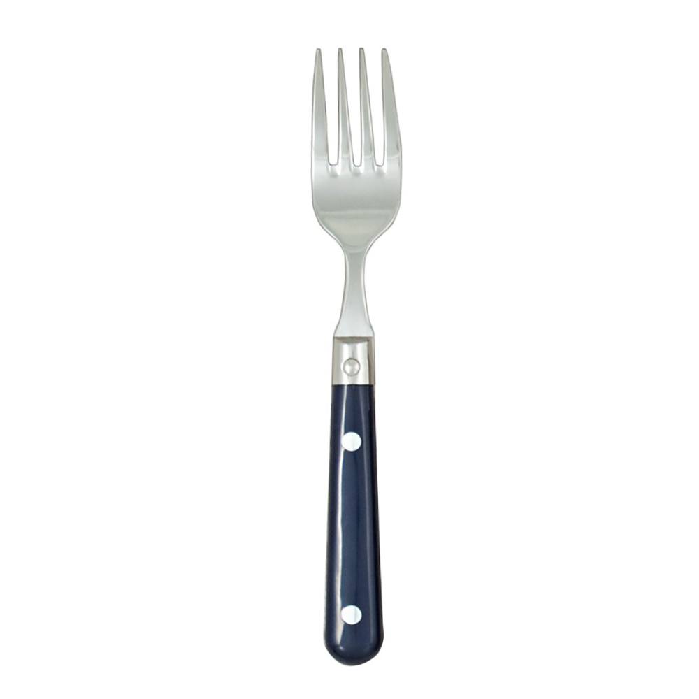 Ginkgo International Stainless Collection 20-Piece LePrix Navy Blue Flatware Set