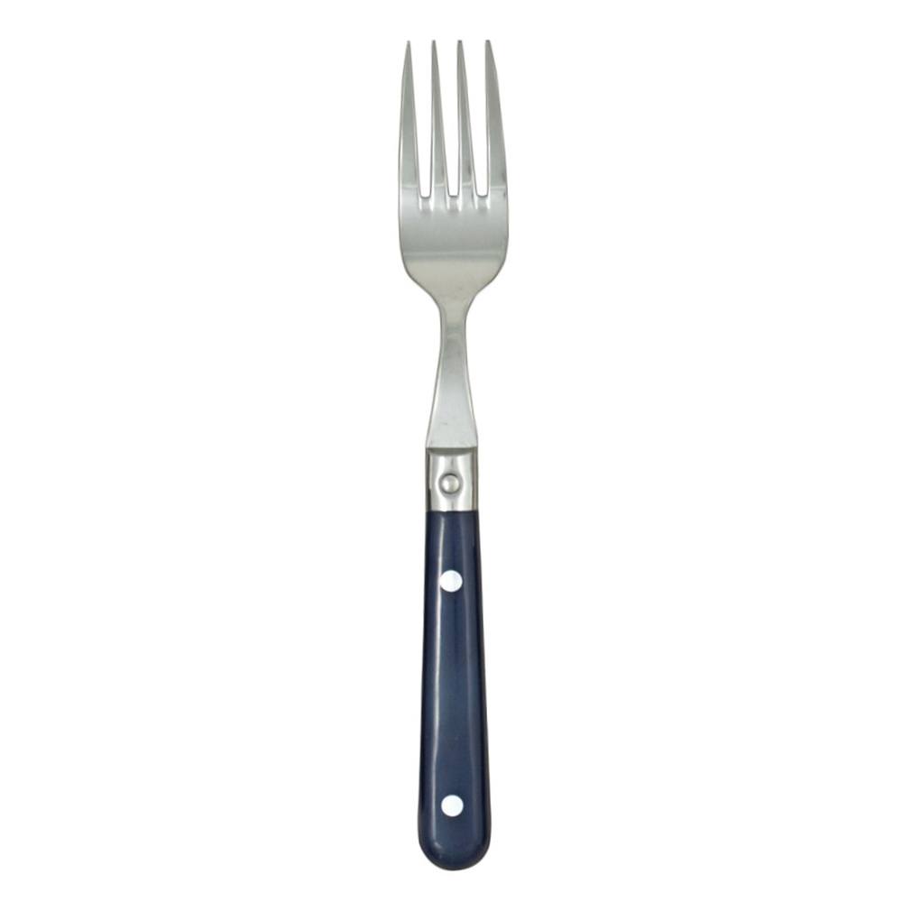 Ginkgo International Stainless Collection 20-Piece LePrix Navy Blue Flatware Set