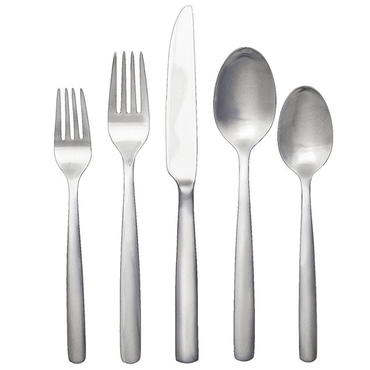 Ginkgo International Stainless Collection 20-Piece Simple Flatware Set