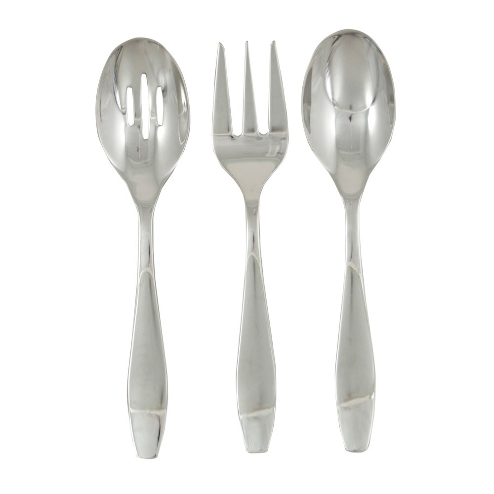 Ginkgo International Stainless Collection 3-Piece Allison Hostess Set