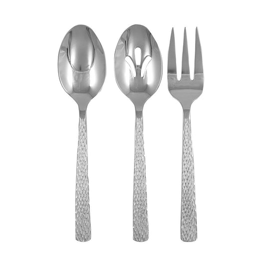 Ginkgo International Stainless Collection 3-Piece Clifton Hostess Set