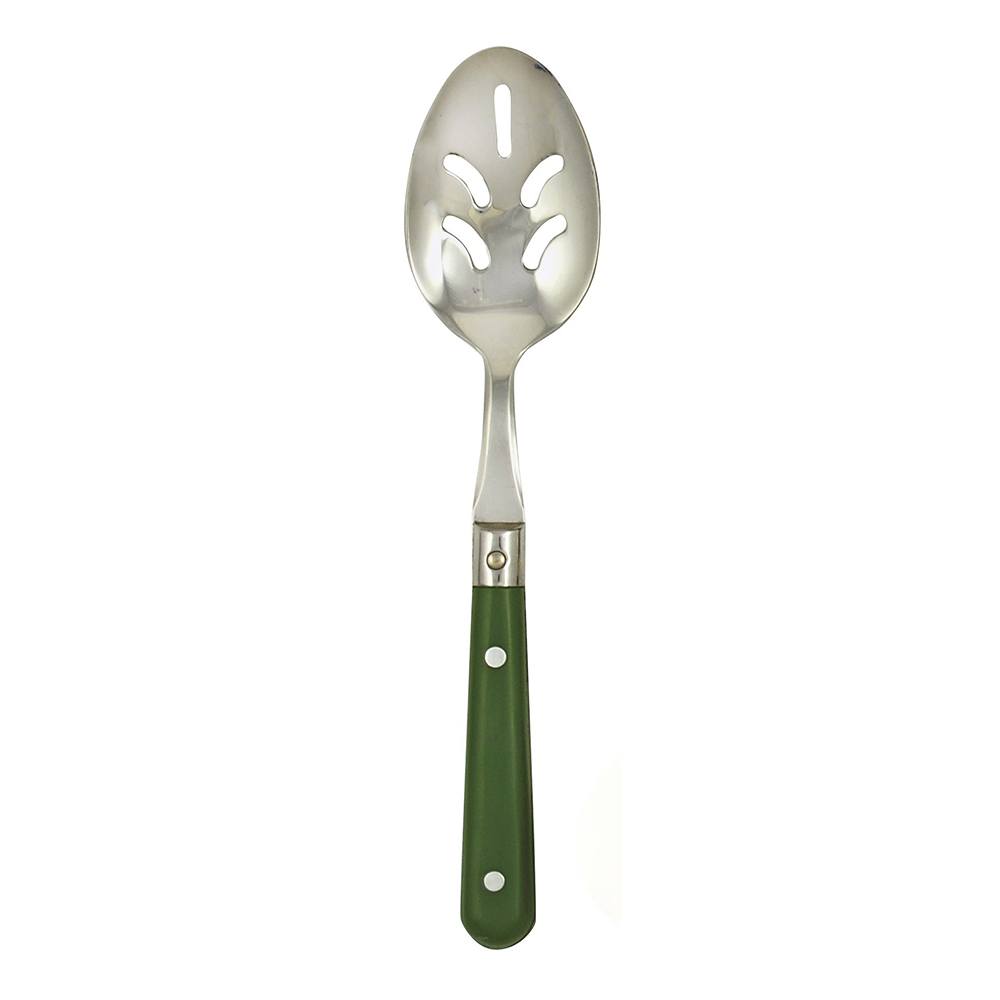 Ginkgo International Stainless Collection 4-Piece LePrix Moss Green Hostess Set