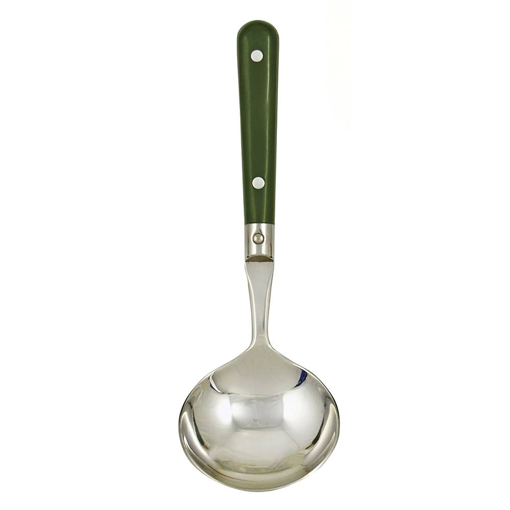 Ginkgo International Stainless Collection 4-Piece LePrix Moss Green Hostess Set