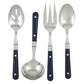 Ginkgo International Stainless Collection 4-Piece LePrix Navy Blue Hostess Set