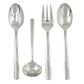 Ginkgo International Stainless Collection 4-Piece Simple Hostess Set