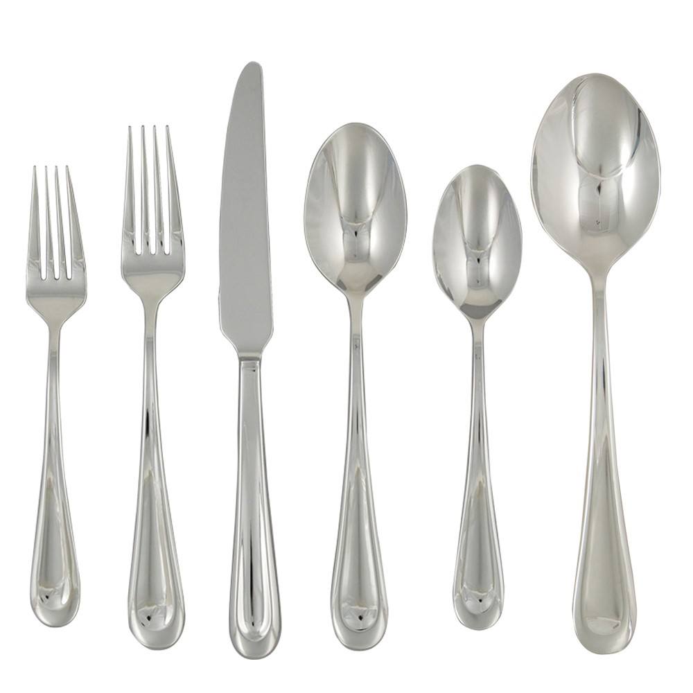 Ginkgo International Stainless Collection 42-Piece Corrie Flatware Set