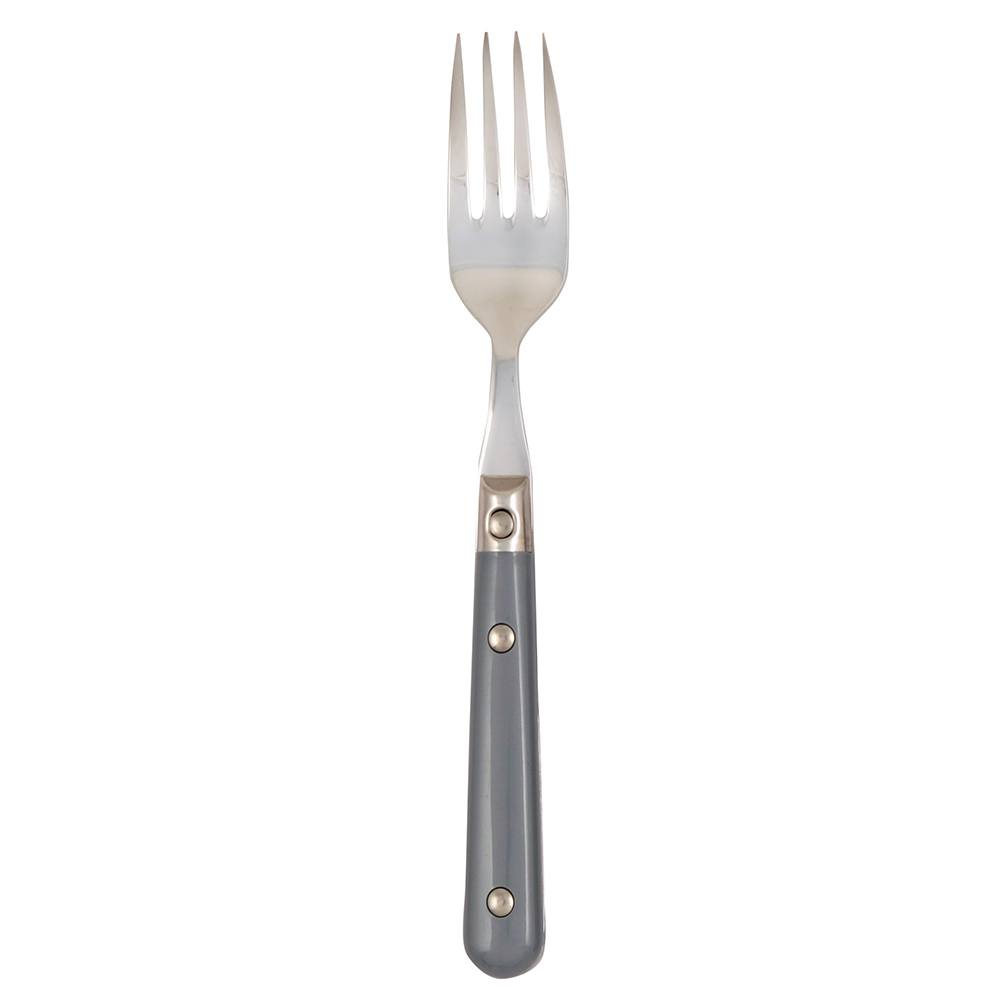 Ginkgo International Stainless Collection 5-Piece LePrix Gray Flatware Set