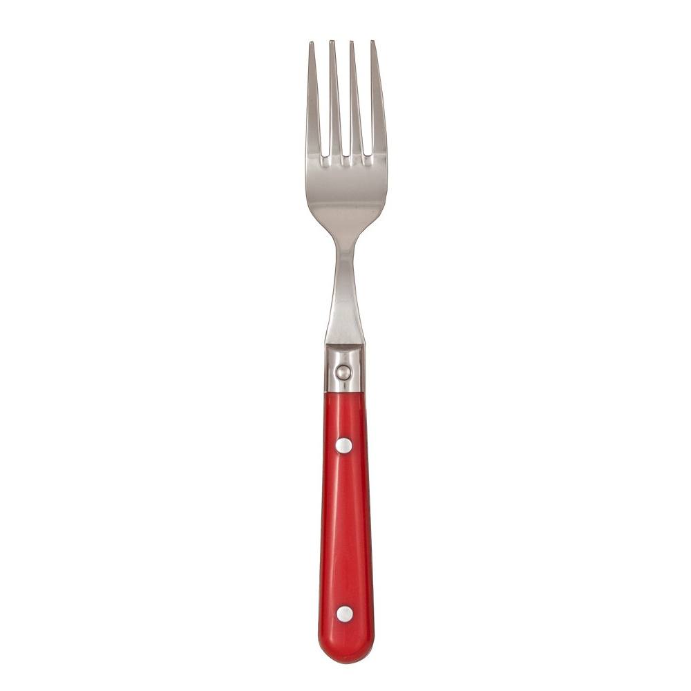 Ginkgo International Stainless Collection 5-Piece LePrix Milano Red Flatware Set