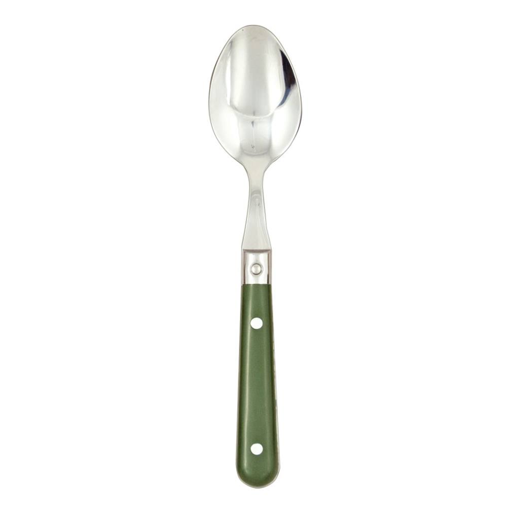 Ginkgo International Stainless Collection 5-Piece LePrix Moss Green Flatware Set