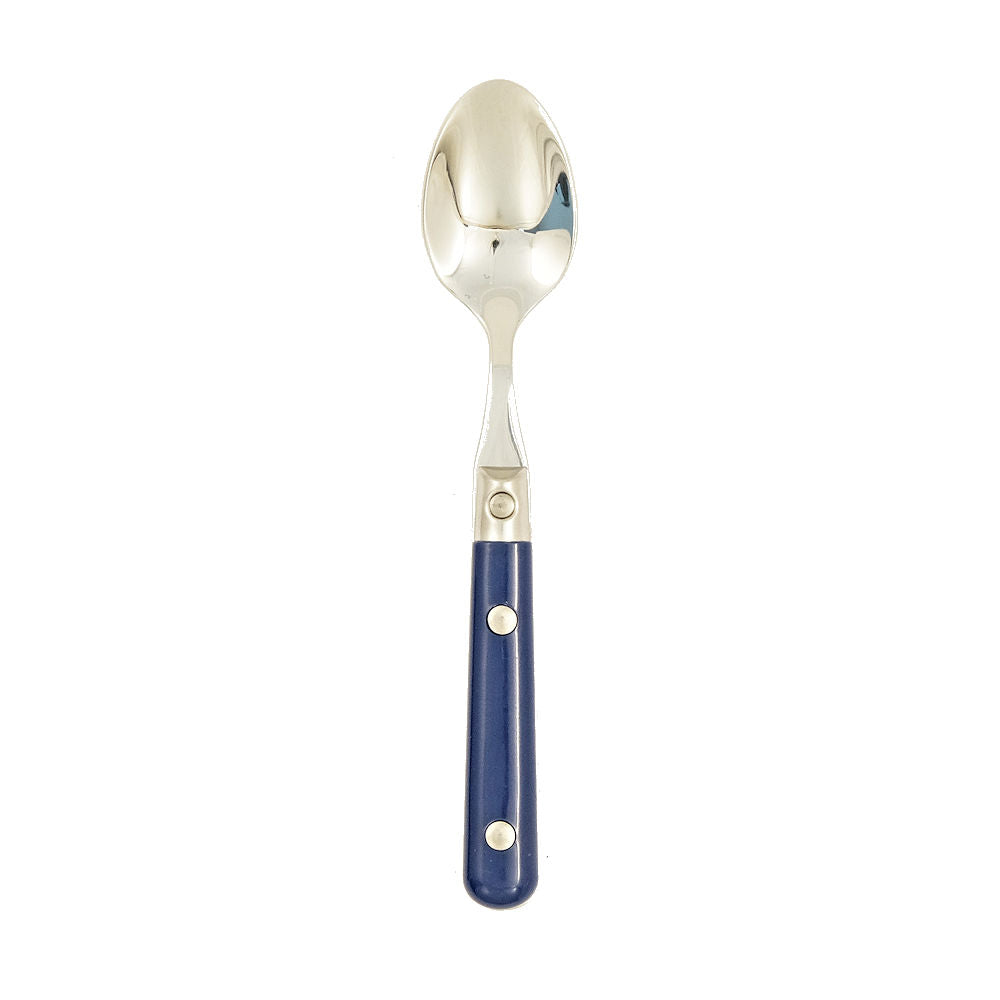 Ginkgo International Stainless Collection LePrix Bright Blue Demitasse Spoon