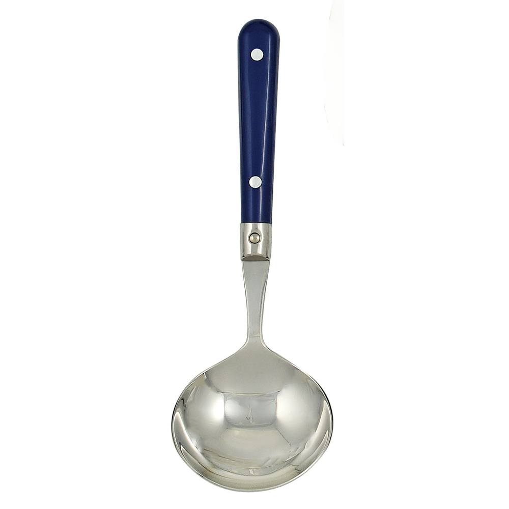 Ginkgo International Stainless Collection LePrix Bright Blue Sauce Ladle