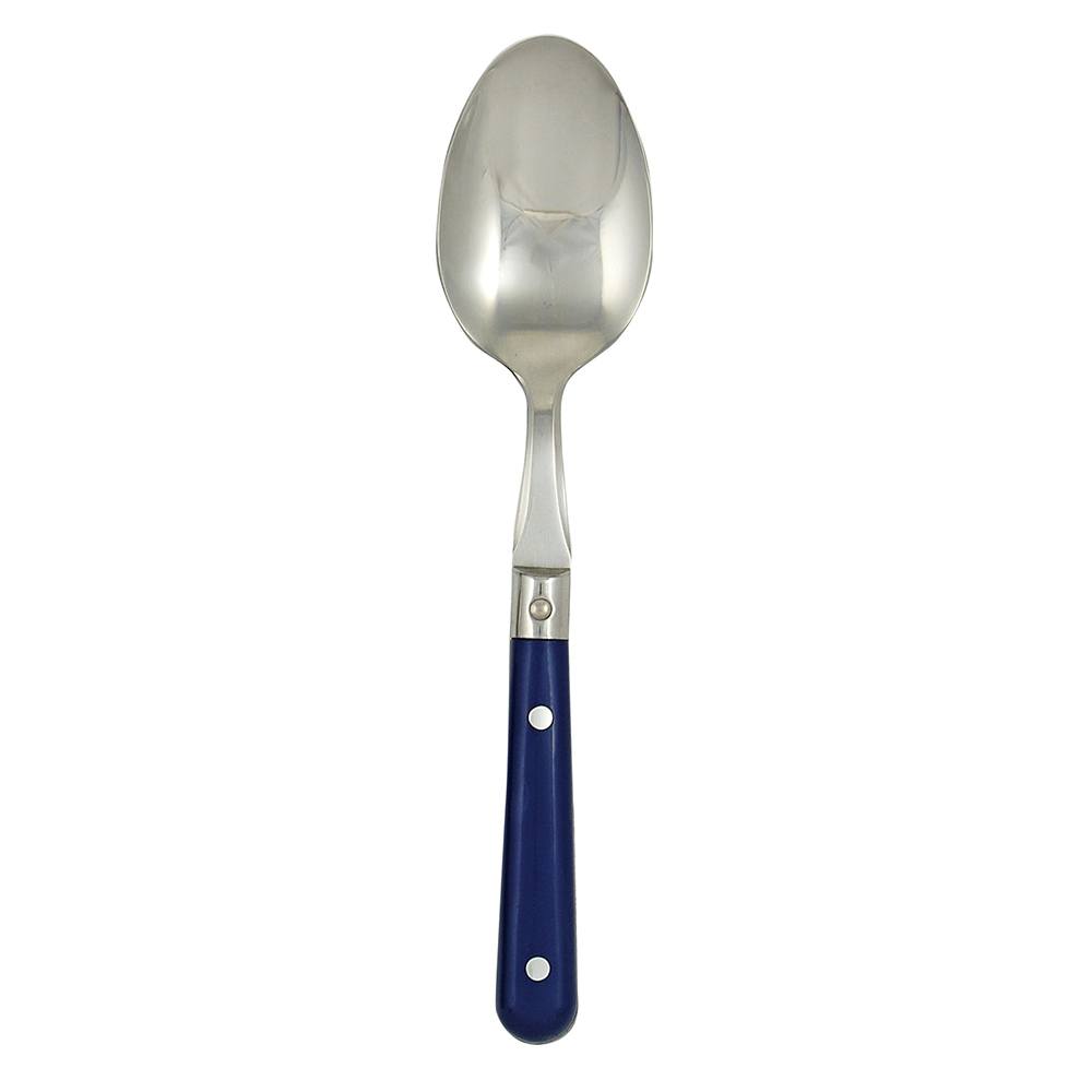 Ginkgo International Stainless Collection LePrix Bright Blue Serving Spoon