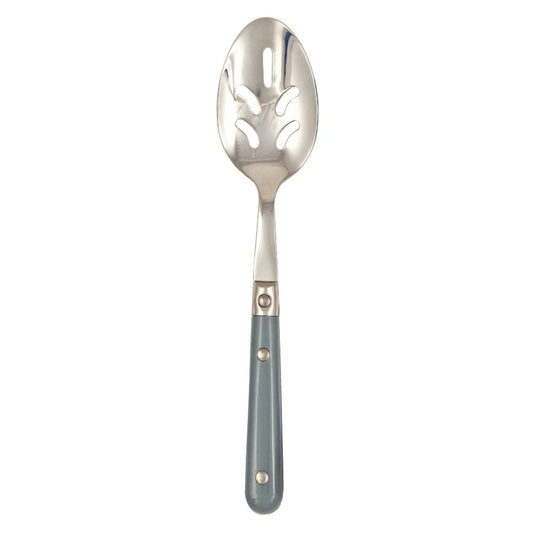 Ginkgo International Stainless Collection LePrix Gray Pierced Serving Spoon