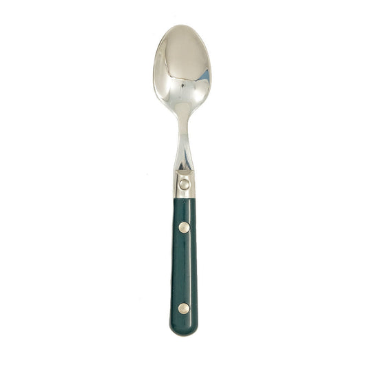 Ginkgo International Stainless Collection LePrix Hunter Green Demitasse Spoon