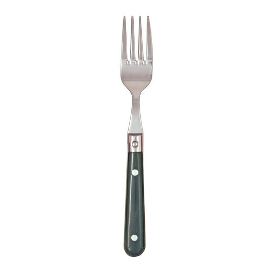 Ginkgo International Stainless Collection LePrix Hunter Green Dinner Fork