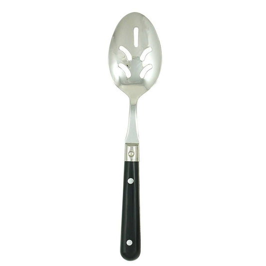 Ginkgo International Stainless Collection LePrix Hunter Green Pierced Serving Spoon