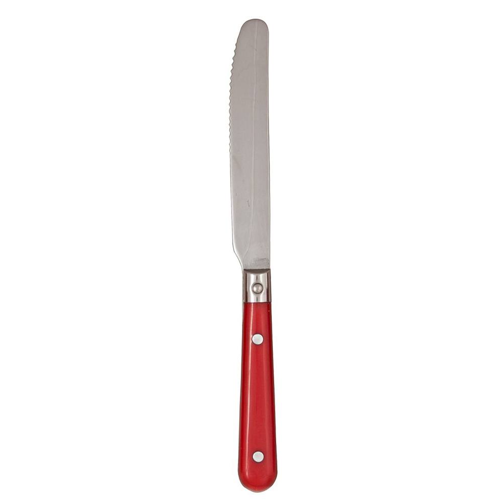 Ginkgo International Stainless Collection LePrix Milano Red Dinner Knife