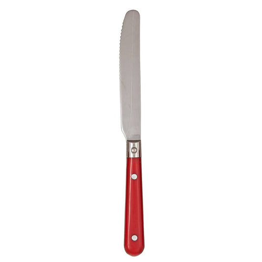 Ginkgo International Stainless Collection LePrix Milano Red Dinner Knife