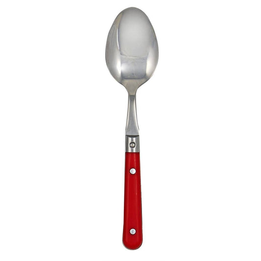 Ginkgo International Stainless Collection LePrix Milano Red Serving Spoon