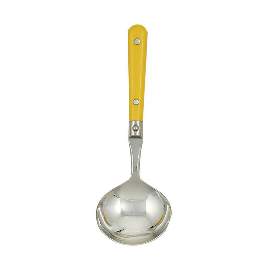 Ginkgo International Stainless Collection LePrix Mimosa Yellow Sauce Ladle