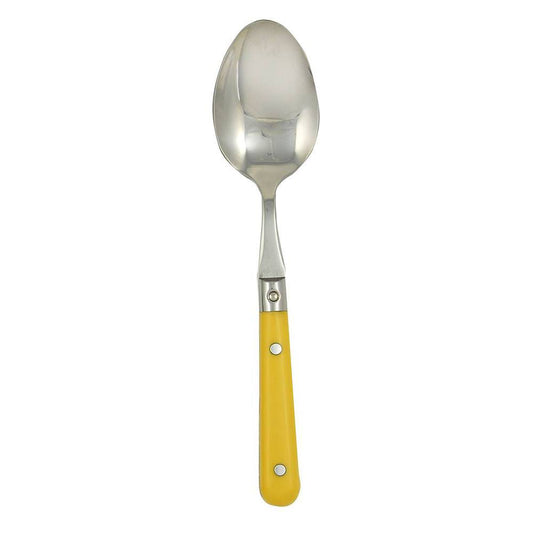 Ginkgo International Stainless Collection LePrix Mimosa Yellow Serving Spoon