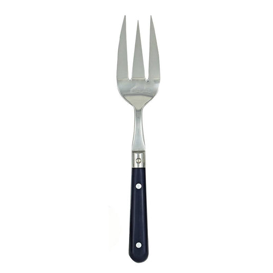 Ginkgo International Stainless Collection LePrix Navy Blue Cold Meat Fork