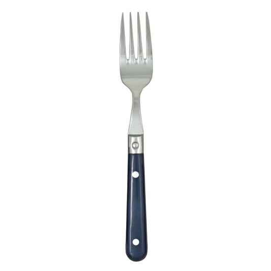 Ginkgo International Stainless Collection LePrix Navy Blue Dinner Fork